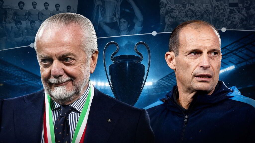 🔵 DE LAURENTIIS : "VOGLIO LA CHAMPIONS, FORSE LA PORTA ALLEGRI" 🔵 DE LAURENTIIS : "VOGLIO LA CHAMPIONS, FORSE LA PORTA ALLEGRI"
