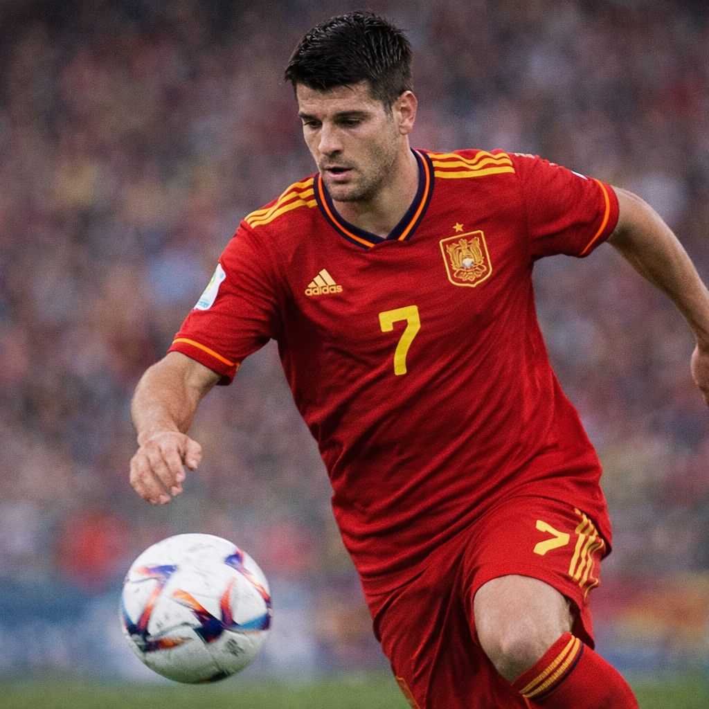 MORATA CON LA NAZIONALE
