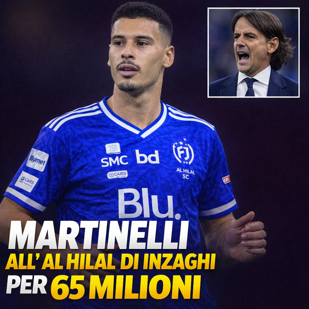 Martinelli vola in Arabia: accordo da 65 milioni con l’Al Hilal martinelli