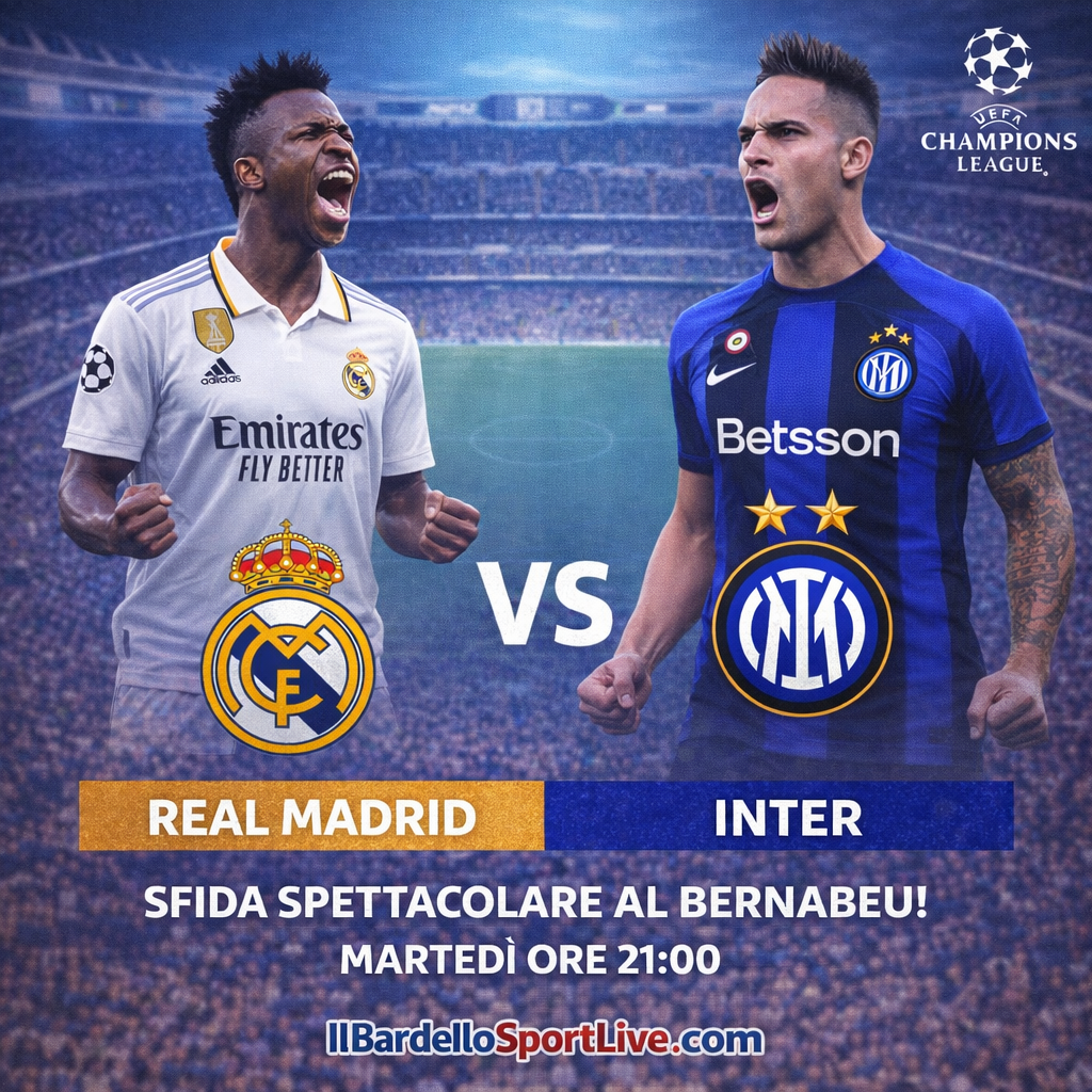 ⬜⬜Real Madrid-Inter⬛🟦: sfida spettacolare di Champions League, banco di prova per entrambe 1011111