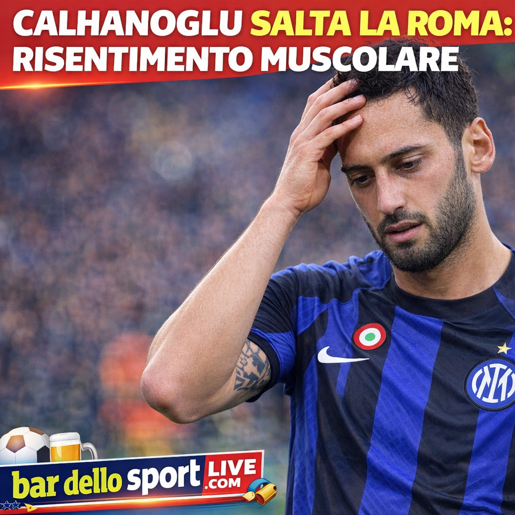 ⬛🟦Ufficiale, Çalhanoğlu out per Inter-Roma: salterà il big match, rientro dopo la sosta 111111