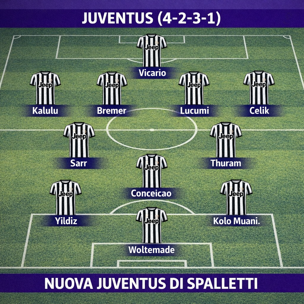 ⬜⬛La nuova Juventus di Spalletti: squadra rinforzata ma manca un bomber vero e qualita' a centrocampo⬜⬛ 1juventus