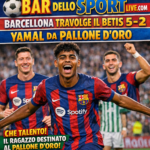 Barcellona travolge il Betis 5-2 Yamal da pallone d’oro