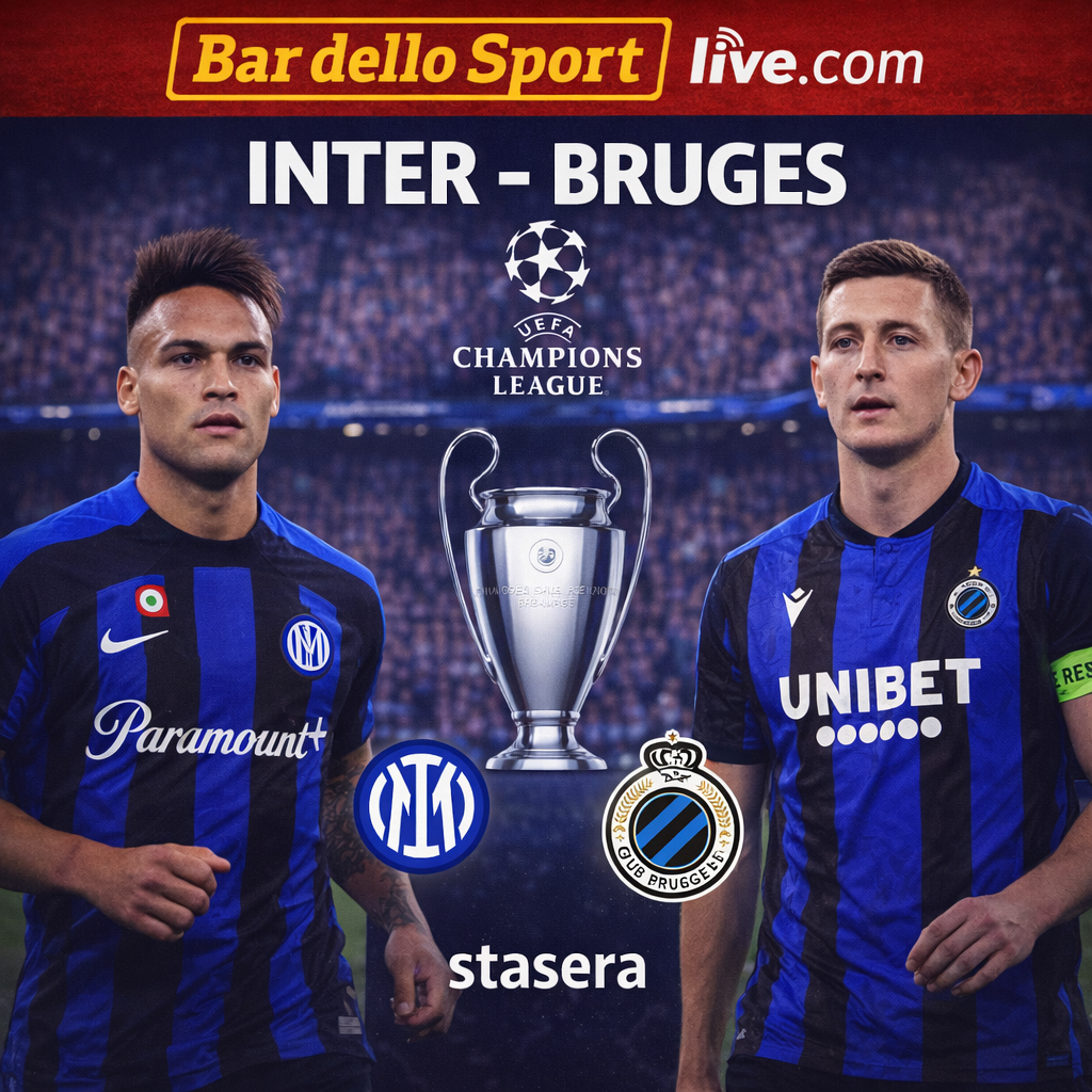 🔵⚫ Inter-Bruges, sfida a San Siro tra ex: Stankovic contro Sommer 1TVV